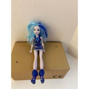 DC Comics hero doll blue hair 13” tall